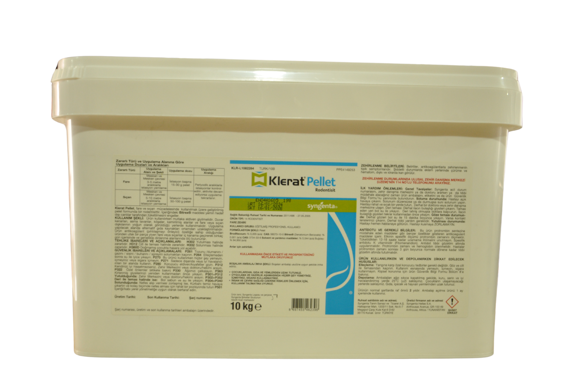 Klerat Pellet Fare Zehiri | 10 Kg